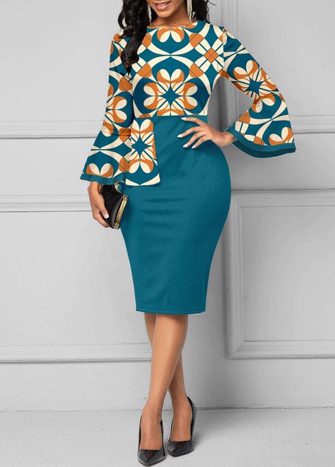 Female Designers Fashion, Female Dresses Fashion, Color Peacock, Female Outfits, Chic Dress Classy, Fashion Traditional, African Fashion Traditional, Nature Wallpapers, African Shirts