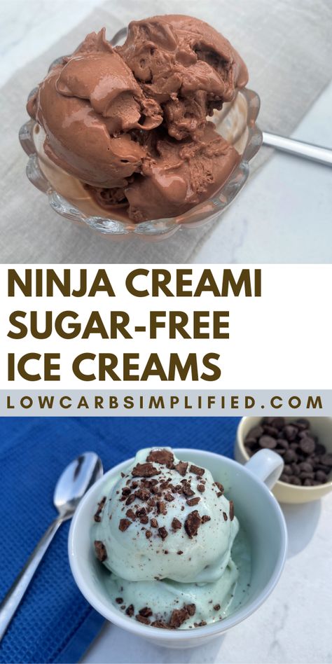 Ninga Cremi Recipes Healthy, Low Carb Ice Cream Ninja Creami, Ninja Creami Ww Ice Cream Recipes, Ninja Creamy Keto Recipes, Ninja Creami Keto Vanilla Ice Cream, Healthy Ninja Cream Recipes, Ninja Creami Ice Cream Recipes Sugar Free Pudding, Ninja Creami Healthy Recipes Ww, Ninja Keto Ice Cream Recipes