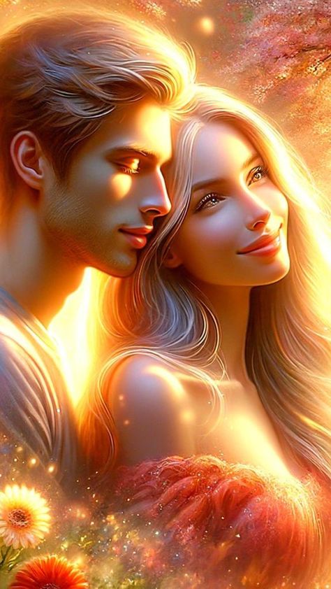 Join us at the Twin Flames Universe Spiritual Life Summit! Experience love, community, and spirituality. Tickets are selling fast, don't miss out, get yours now! unionism.org  This beguiling artwork captures a spring romance in a soulmate love painting, showcasing an aesthetically pleasing couple in a soft, dreamy palette. Celebrate the freshness of spring and love with this captivating couple illustration wallpaper that radiates warmth, joy and passion. Couple Illustration Wallpaper, Spiritual Couple, Warmth Aesthetic, Universe Spiritual, Dreamy Palette, Spring Romance, Romance Covers Art, Romantic Artwork, Soulmate Love