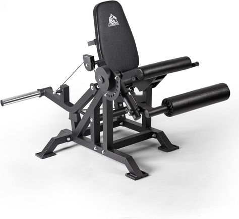 LIONSCOOL Leg Extension and Lying Leg Curl Machine, Adjustable Seated and Prone Lower Body Exercise Bench in Commercial Grade, Cable Operated Plate... Leg Curl Machine, Lying Leg Curls, Leg Press Machine, Leg Extension, Body Exercise, Leg Curl, Leg Extensions, Leg Press, Garage Gym