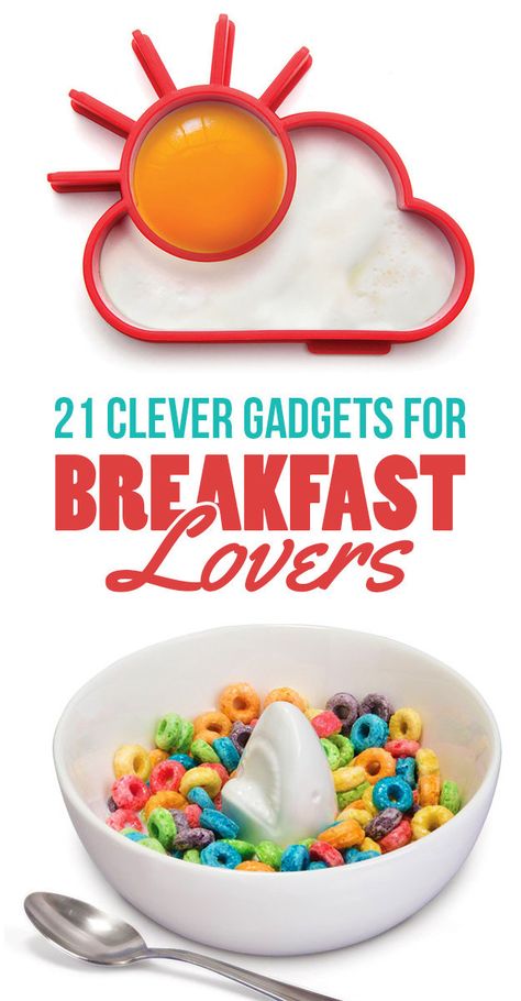 21 Amazing Products For People Who Are Obsessed With Breakfast Clever Gadgets, Breakfast Lovers, Cooking Gadgets, Cool Kitchen Gadgets, Cool Inventions, Kitchen Stuff, Recipe Of The Day, Cool Gadgets, Amazing Products