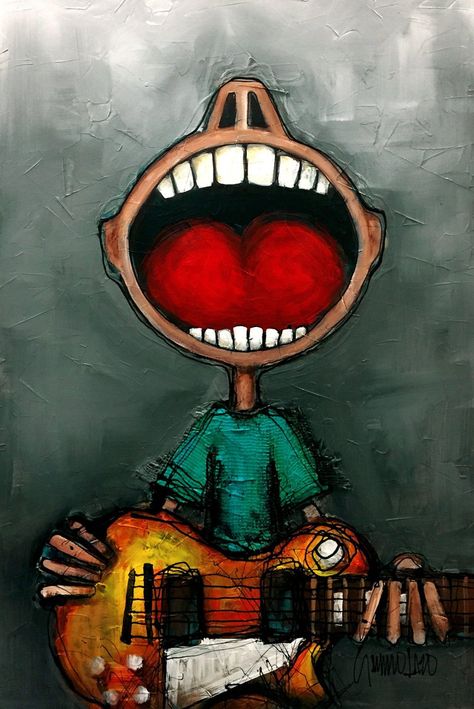 Music Art Painting, Dark Painting, Dark Paintings, Guitar Painting, Music Painting, Canvas For Beginners, Music Artwork, Musical Art, Guitar Art