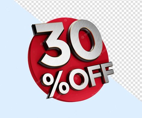 Premium PSD | 30 percent off 3d sign special offer 30 discount tag flash offer icon flasher 3d illustration 30 Percent Off, 3d Signs, Special Offer, 3d Illustration, Vector Photo, Tags, Signs, Photo And Video