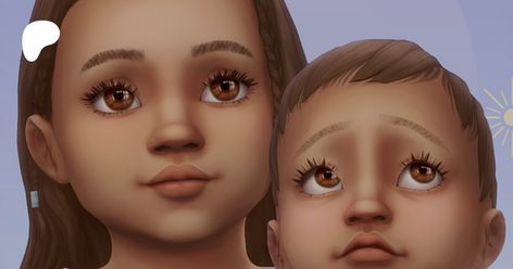 3D eyelashes for toddlers & infants | Miiko Sims 4 Infant Cc Brows, Infant Eyelashes Sims 4, Sims 4 Cc Toddler Eyelashes, Sims 4 Toddler Eyelashes, Toddler Eyelashes Sims 4 Cc, Sims 4 Children, Baby Eyes, Sims 4 Cc Skin, Sims 4 Toddler