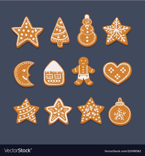 Holiday Logo Design, Happy Holidays Greetings, Gingerbread Cards, Holiday Logo, Winter Decorations Diy, Holiday Icon, Holiday Ribbon, Christmas Hearts, Vector Cartoon