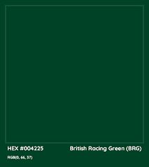 British Racing Green Paint, Munsell Color System, British Green, Zyla Colors, French Lady, Myrtle Green, Rgb Color Codes, Kids Races, Rgb Color Wheel