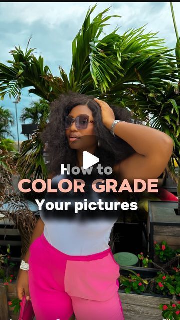 Jasmine UG 🤍| Lifestyle Creator on Instagram: "How to COLOR GRADE YOUR PICTURES! And make your pictures pop🎊🤗

Send a dm for my editing class! Where I teach you a skill you can monetize!

App: @lightroom 

Follow for more!😂💪🏻👩🏼‍💻
.
#lifestyle #lifestyleblogger #contentcreator #editing #editingtutorial #contenttips #tutorial #editor" Apps To Edit Pictures, Color Grading Tutorial, Lifestyle Creator, Lightroom Editing Tutorials, Lightroom Editing, Color Grading, Editing Tutorials, Editing Pictures, Content Creation