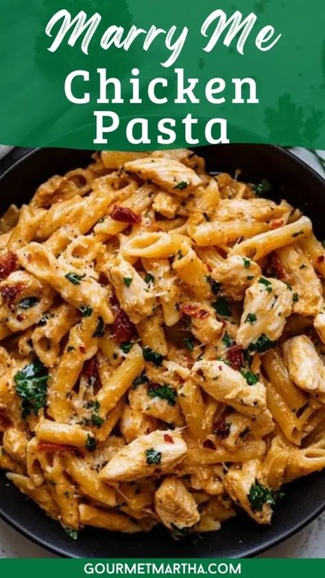 Date Night In Meals, Marry Me Chicken Recipe Pasta, Marry Chicken Pasta, Coconut Chicken Pasta, Recipes For Date Night At Home, Chicken Thighs Pasta Recipes, Instant Pot Marry Me Chicken Pasta, Comfort Pasta Recipes, One Pot Marry Me Chicken Pasta