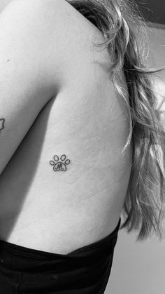 Tattoos For Your Dog Ideas, Small Dainty Dog Tattoo, Pet Themed Tattoos, Tattoos Dedicated To Pets, Tattoos For A Lost Pet, Tattoo Ideas For Lost Dog, Tattoo In Honor Of Dog, Yorkie Memorial Tattoo, Pet Initial Tattoo