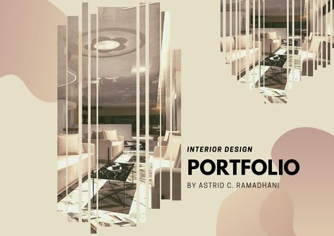 Interior Design Portfolio Portfolio Architecture Cover, Interior Design Portfolio Examples, Interior Architecture Portfolio, Online Portfolio Design, Portfolio Cover Design, Interior Design Portfolio Layout, Interior Design Template, Architecture Portfolio Layout, Graphic Design Portfolio Cover