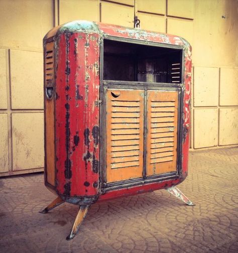 Vintage metal cabinet