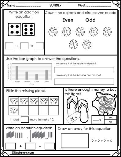 Math Extensions 2nd Grade, Daily Worksheets Morning Work, 2nd Grade Math Review Worksheets, 2nd Grade Math Activities Fun, Grade 2 Morning Work, Daily Math Review 1st Grade, Morning Work 2nd Grade Free, 2nd Grade Busy Work, Second Grade Math Worksheets Free Printables