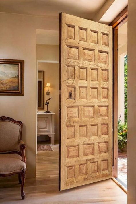 * If you would like a quote for a custom door with a different size, finish, and style options, please attach photos or a description of what you would like us to build and we can get back to you with a quote the same day. Solid Wood Door Design, Front Door Solid Wood, Antique Barn Doors, Exterior Entrance, Storage Door, Solid Wood Front Door, Unique Front Doors, Closet Pantry, Bed Headboards