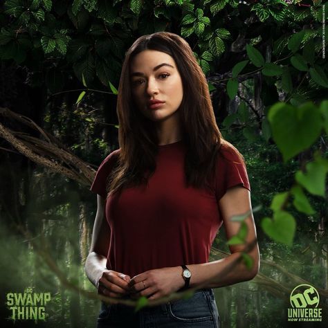 Abby Arcane searches for answers to the swamp’s mysteries. #DCUSWAMPTHING Abby Arcane, Zac Efron Wallpaper, Superman 1, Swamp Thing, Crystal Reed, Zac Efron, Comic Book Characters, Im Awesome, Dc Universe