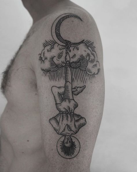 The Hanged Man Tattoo, Trickster Tattoo, Hanged Man Tattoo, Goblet Tattoo, Metaphysical Tattoos, Ophelia Tattoo, Manta Tattoo, Chakras Tattoo, Esoteric Tattoo