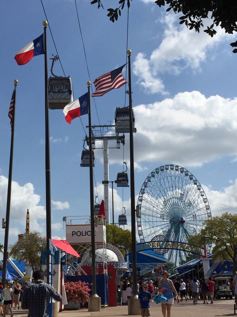 State Fair of Texas State Fair Of Texas, Texas State Fair, Blue Sky Wallpaper, Circus Train, Pretty Skies, Sky Wallpaper, Fall 24, Texas State, Pretty Sky