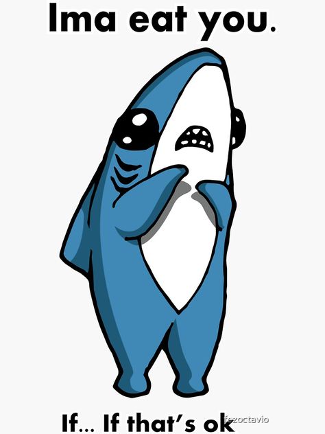 Dog Shark Drawing, Shark Finning Art, Cartoon Shark Drawing, Cartoon Sharks, Silly Stickers, Shark Puns, Left Shark, Shark Cartoon, Funny Shark