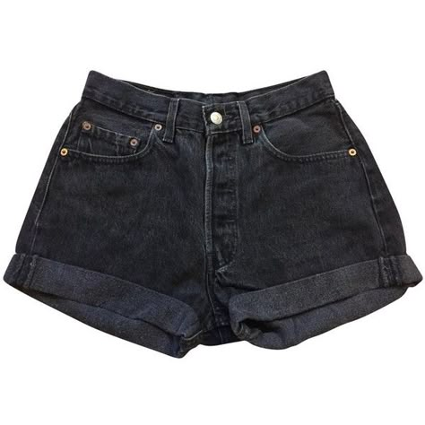 Black Denim Jeans Shorts LEVI'S VINTAGE CLOTHING ($56) ❤ liked on Polyvore featuring shorts, jean shorts, short denim shorts, denim shorts, levi shorts and short jean shorts Short Denim Shorts, Short Jean Shorts, Png Clothes, Levis Vintage Clothing, Short Jean, Black Jean Shorts, Short Denim, Shorts Denim, Black Denim Jeans