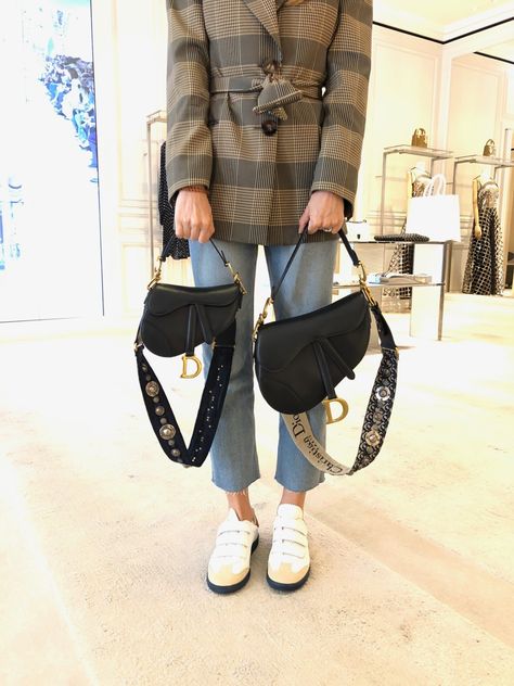 Saddle Bag Outfit, Dior Saddle Bag Outfit, Dior Bag Outfit, Mini Bag Outfit, Christian Dior Saddle Bag, Black Saddle Bag, Bags Outfit, Dream Boat, Investment Bags