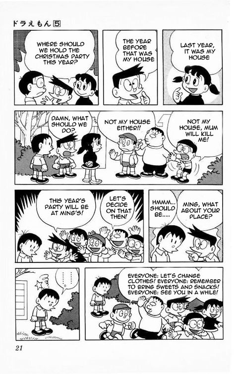 [Doraemon] - 72 Gravity Paint | English Manga Kid Comics Example, Example Of Comics, Doraemon Comics, Dinosaur Hunter, Nature Story, Lion Mask, Life Comics, Doodle Art Designs, Cute Little Drawings