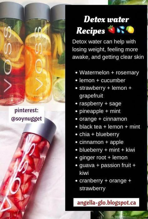 Water With Fruit, Snack Sani, Healthy Water Drinks, Resep Smoothie, Infused Water Recipes, Smoothie Detox, Fruit Infused Water, Detox Water Recipes, Healthy Drinks Smoothies