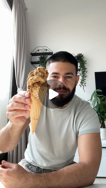 Farhan Maqsood on Instagram: "Coffee ice cream “Imagine mixing it with heavy cream and make ice cream” Let’s try  Ingredients - 15g instant coffee - 50g white sugar - 60ml hot water - 3 cups heavy whipped cream  Instructions: 1. In a mixing bowl, combine the instant coffee, white sugar, and hot water. 2. Mix the ingredients for 4-5 minutes until the mixture is frothy and well combined. 3. Gently fold in the whipped cream until the coffee mixture is fully incorporated. 4.Freeze for 12-24 hours   It’s actually so delicious! It’s a perfect 10/10!  #coffeebro #coffeeicecream #asmrcoffee" Coffee Ice, Kinds Of Desserts, Cream Cakes, Instagram Coffee, Ice Cream Popsicles, Beautiful Desserts, Coffee Ice Cream, Make Ice Cream, Perfect 10