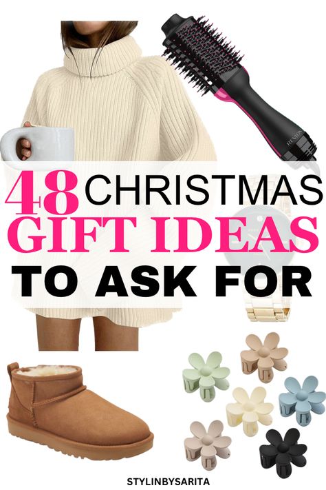 Christmas gifts to ask for Christmas Gifts List Ideas, What To Get My Mum For Christmas, Sephora Gift Basket Ideas, Ideas For Christmas Wishlist, Christmas Gifts For Someone Who Has Everything, Christmas Ideas 2024 Gifts, Christmas Gift Guide For Women, What To Ask For Christmas Women, Top Gifts For Women 2024