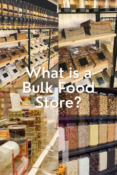 here are many ways to shop sustainably, or for grocery stores to be more eco-friendly, but there’s one method that’s been gaining steam over the past few years: bulk shopping. But what is it? What are the benefits to bulk shopping and how do they work? All that and more will be explained below! Zero Waste Grocery Store, Bulk Store, Bulk Shopping, Zero Waste Store, Eco Store, Bin Store, Bulk Food, Shop Storage, Nutritious Snacks