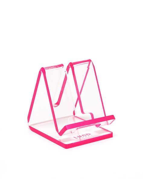 flash tidy acrylic phone holder - pink by lund london - phone holder - ban.do Acrylic Souvenir, Acrylic Products, Adirondack Rocking Chair, Moodboard Ideas, Acrylic Phone, Acrylic Product, Technology Projects, Acrylic Furniture, Project Work