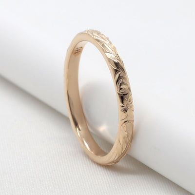 Wedding Ring Engraving Ideas Messages, Hawaiian Wedding Band, Gold Wedding Bands For Women, Hawaiian Wedding Rings, Hawaiian Heirloom Jewelry, Hawaii Jewelry, Dainty Wedding Ring, Wedding Band Engraving, Engraved Wedding Rings