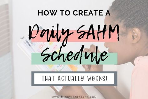 Want a daily stay at home mom schedule that ACTUALLY works? Look at our daily routine PLUS how to create your own with little kids at home! Stay At Home Mom Schedule, Sahm Schedule, Daily Routine Kids, Mom Routine, Mom Schedule, Weekly Routine, Kids At Home, Daily Schedule, Stay At Home Mom