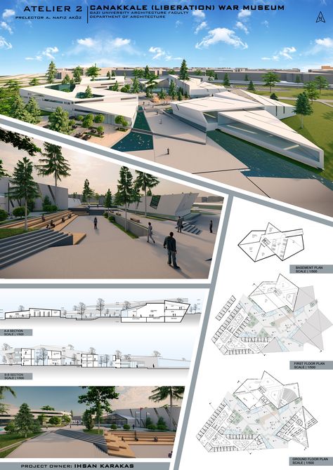 Cultural Museum Architecture, University Landscape Architecture, Concept For Architecture Design, Museum Ideas Architecture, University Architecture Design Concept, Siteplan Architecture Layout, Architecture School Project, Museum Concept Ideas, Museum Project Architecture