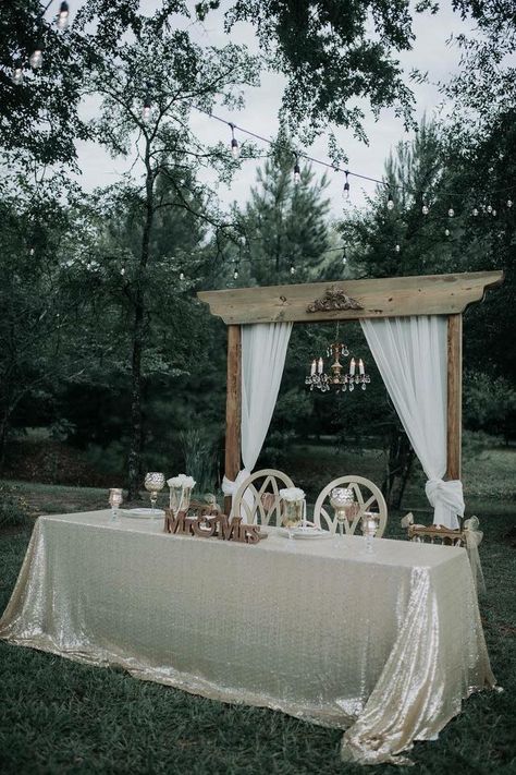 Bride and Groom table Wedding Table For Bride And Groom, Bride And Groom Table Ideas, Wedding Bride And Groom Table, Bride Groom Chairs, Bride And Groom Table, Bride Groom Table, Sweetheart Table Decor, Reception Bride, Simple Bride