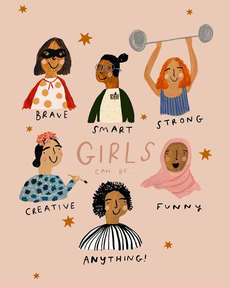 Happy International Women’s Day! ♥️ It’s so important that the young girls of today grow up empowered to know that they can achieve… | Instagram International Girls Day, Girl Empowerment, Girls Day, International Women’s Day, Woman’s Day, Brave, Feel Good, Growing Up, Feelings