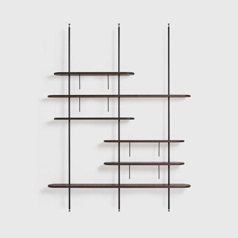 Vertical Shelving, Staff Lounge, Steel Shelving Unit, Grill Gate, Grill Gate Design, Accent Wall Designs, Steel Shelving, Shelving Design, Modern Shelf