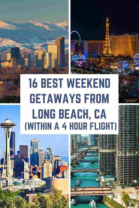 16 Best Weekend Getaways from Long Beach, California within a 4-hour flight Long Weekend Trips, Best Weekend Getaways, Inspirational Photography, Long Beach California, Beach California, Weekend Trips, Weekend Getaway, Long Weekend, Long Beach