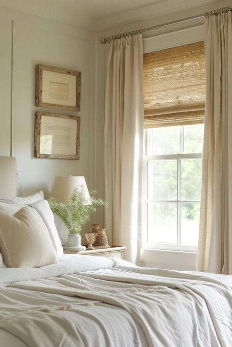 Bedroom Curtain Ideas Small Windows, Cozy Cottage Guest Bedroom, Curtains Bedroom Small Window, Bedroom Peaceful, Small Cottage Bedroom, Compact Bedroom, Loft Bedrooms, Country Bedroom Design, Ideas For Small Bedrooms