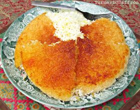 Iranian Golden Bottom of the Pot Rice Crust Tahdig Recipe, Dill Rice, Iranian Dishes, Persian Rice, Iranian Recipes, Iranian Cuisine, Persian Cuisine, Iranian Food, Eastern Cuisine