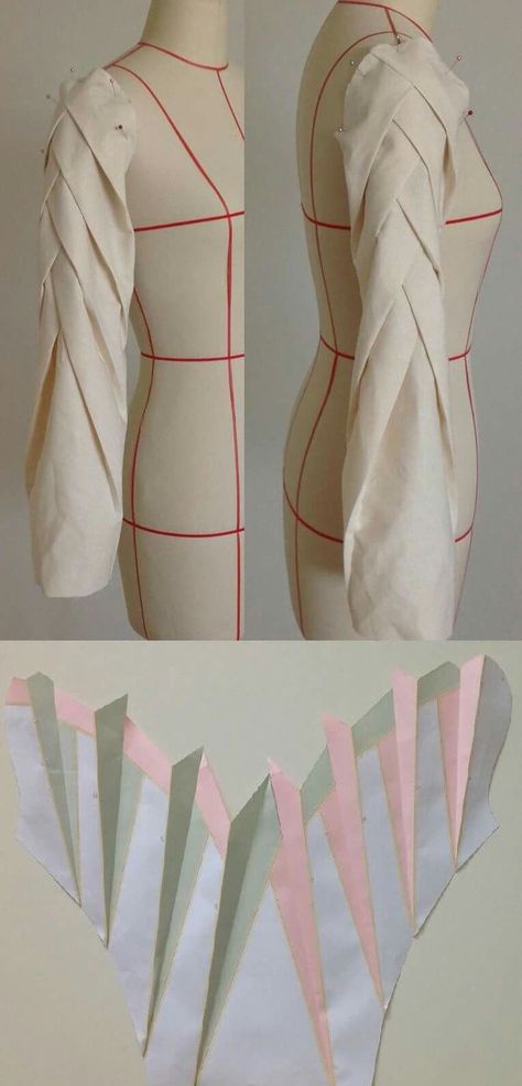 Mode Origami, Shingo Sato, Pola Lengan, Sewing Sleeves, Origami Dress, Trendy Sewing Projects, Origami Fashion, Fashion Design Patterns, Design Moda