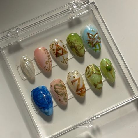 Zelda Nails, Legend Of Zelda, Cute Nails, Nail Inspo, Zelda, Nail Art, Nails, Quick Saves, Art