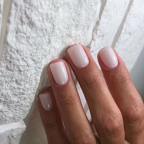 Pinterest & Insta || @morganvpierce Manicure Natural, Natural Nail Designs, Bridal Nail Art, Milky Nails, Short Gel Nails, Gel Nail Art Designs, Wedding Nails Design, Super Nails, Nail Art Wedding