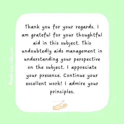 Thank You For Your Regards Notes Messages Quotes, Heartfelt Messages, Message Quotes, My Values, I Adore You, Grateful For You, I Appreciate You, Adore You, I Am Grateful