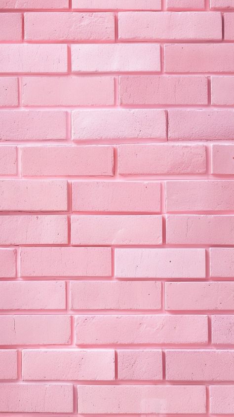 Solid Pink Iphone Wallpaper, Light Pink Brick Wallpaper, Pink Brick Wall Background, Colourful Brick Wall, Pink Wood Wallpaper, Pink Tile Background, Brick Aesthetic Wallpaper, Pink Brick Background, Pink Tile Wallpaper