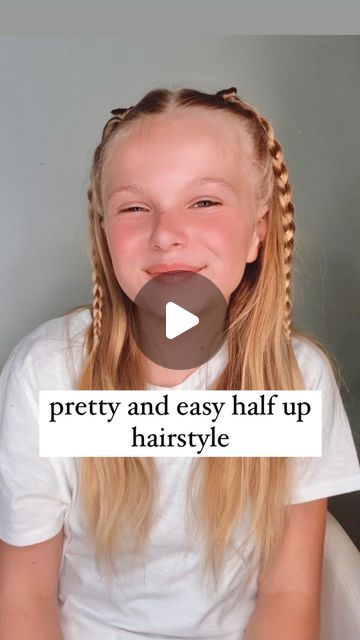 1,338 likes, 9 comments - audreymcclellan el May 14, 2024: "PRETTY AND EASY HAIRUP HAIRSTYLE 💗 I love how easy this one is to do on the hair! It’s such a great one for any occasion. You could even add little ribbons on the bottom of the braids! . I will share all of the hair products that we love and use, especially the smaller topsy tail that I use in this video. . #halfup #halfuphalfdownhairstyle #hairdo #braidideas #braidinspo #braidinspiration #braid #simplehairstyles #simplehair #simpleha Braidstyles Hairstyles, Topsy Tail, Half Up Hairstyle, Braid Inspiration, Easy Braids, Half Up Half Down Hair, Half Up Hair, Half Up, Braid Styles