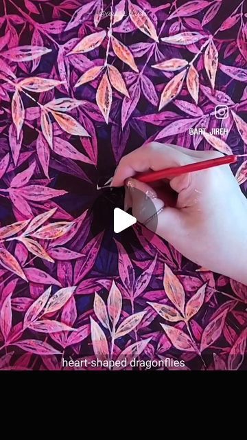 choi_hyun on Instagram: "Relaxing Art 🌿 Leaf Impression Painting Tutorial #Acrylic Painting" Leaf Impression Art, Anthurium Painting, Leaf Impression Painting, Tutorial Acrylic Painting, Painting Tutorial Acrylic, Relaxing Art, Painting Tutorial, Painting Acrylic, Acrylic Painting