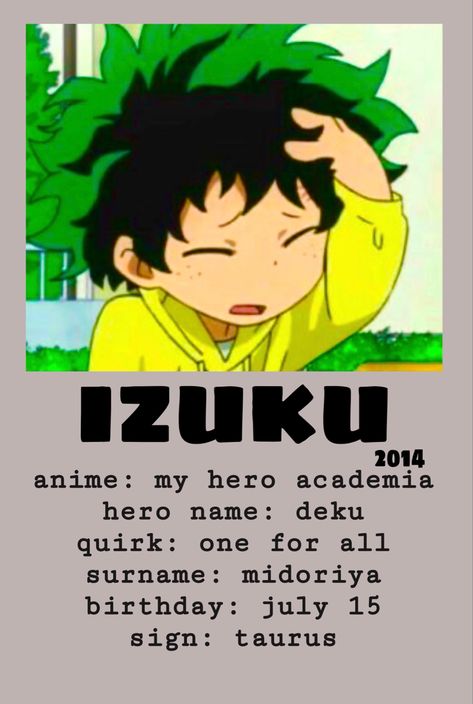 Mha Poster, Characters Profile, Mha Wallpaper, 2014 Anime, Anime Character Names, Names List, Poster Anime, Anime Titles, Anime Recommendations