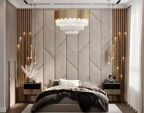 The heart of the capital on Behance Bedroom Interior Design Luxury, Modern Luxury Bedroom, Modern Bedroom Interior, Luxury Bedroom Design, Wallpaper Earth, Luxury Bedroom Master, غرفة ملابس, Bedroom Bed Design, Bed Furniture Design