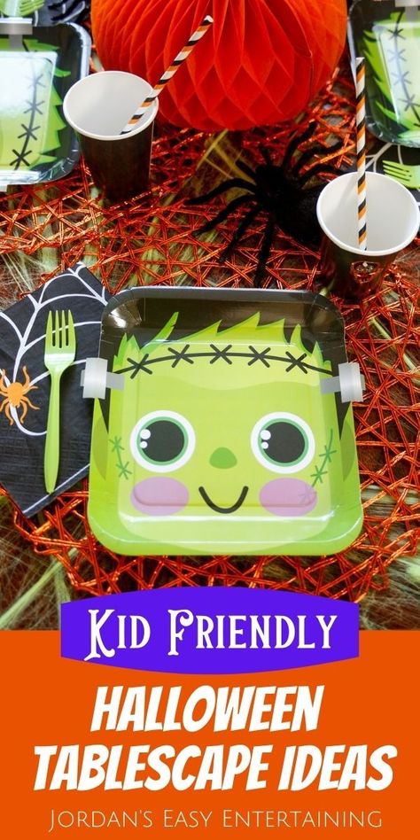 Get ready for a fun and spooky dinner with adorable kid friendly Halloween tablescape ideas. Kids Halloween Tablescape, Halloween Party Centerpieces Kids, Halloween Tablescape Ideas, Halloween Food Crafts, Spooky Dinner, Pumpkin Centerpiece, Halloween Tablescape, Kid Friendly Halloween, Birthday Party Tables