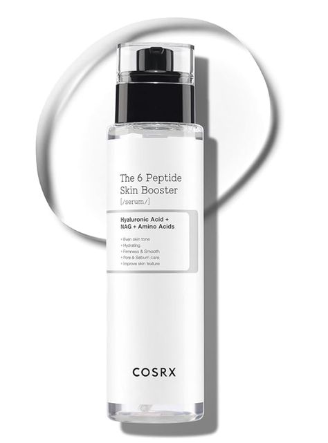 The 6 Peptide Skin Booster for COSRX is an affordable way to incorporate quality peptides into your skincare routine. Facial Essence, Skin Booster, Collagen Booster, Peptide Serum, Korean Skin Care, Korean Skin, Improve Skin Texture, Even Skin Tone, Paraben Free