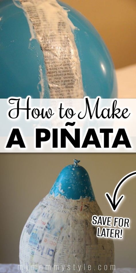 Make your own piñata! This is a simple DIY project that anyone can do! With only a few household ingredients you can make an epic party piñata!! Everyone will love breaking it open! Try this project for your next birthday party! How To Make A Pinata, Homemade Pinata, How To Make Pinata, Mommy Inspiration, Birthday Traditions, Diy Pinata, Epic Party, Mommy Style, Crafts For Kids To Make